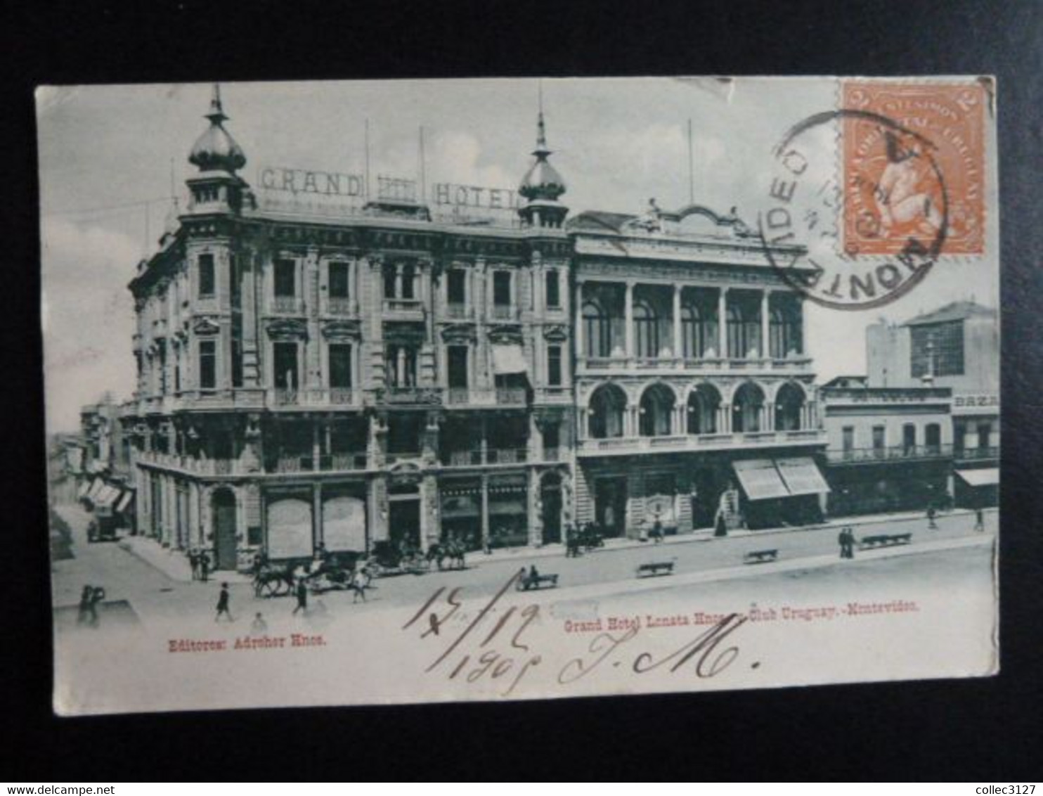 Z35 - Uruguay - Montevideo - Grand Hotel Lanata Hnos Y Club Uruguay - Editores Adroher Hnos - 1905 - Uruguay