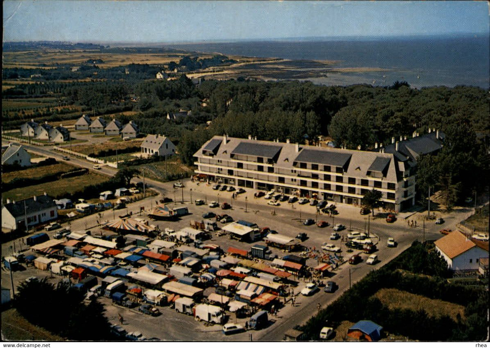 44 - QUIMIAC - Vue Aérienne - Place Du Marché - Mesquer Quimiac