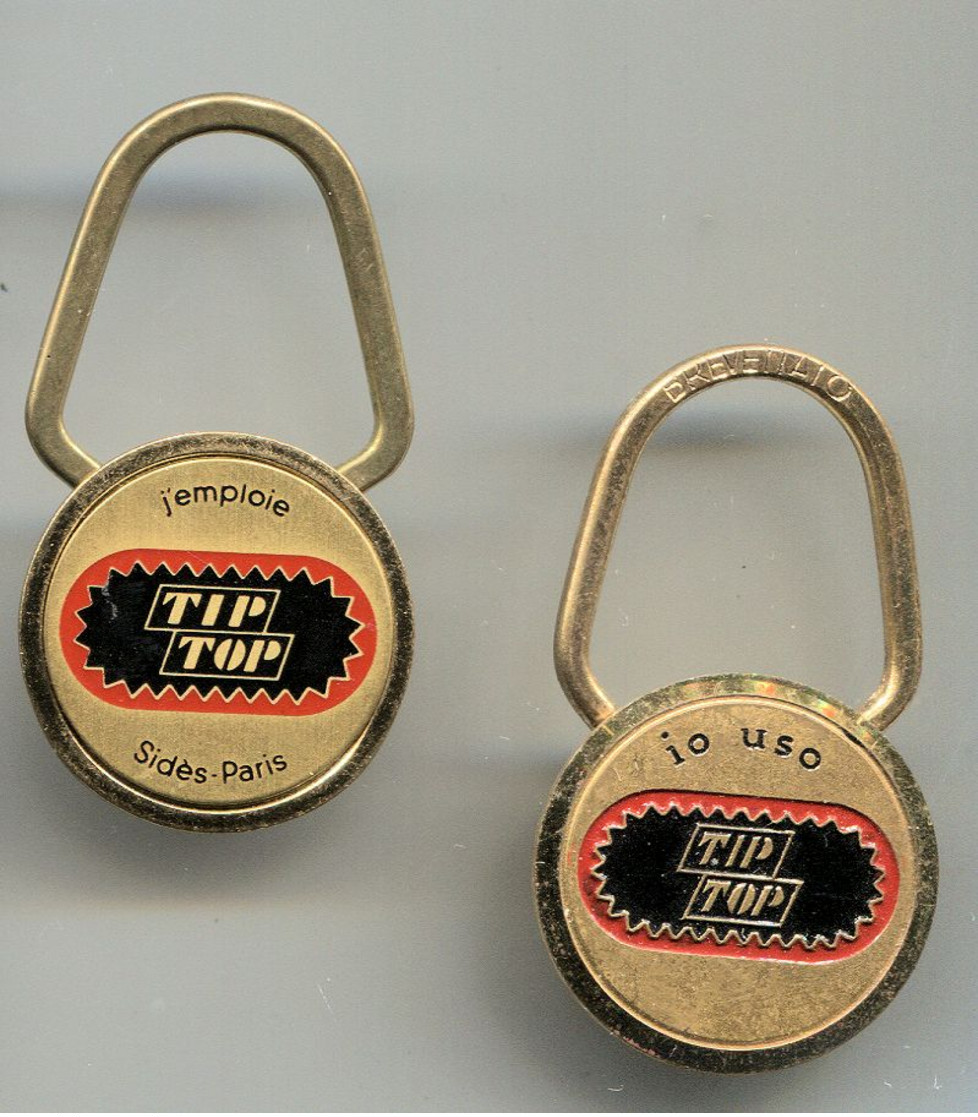 2 Porte-clefs Tip-Top Un Français Et Un Italien - Key-rings