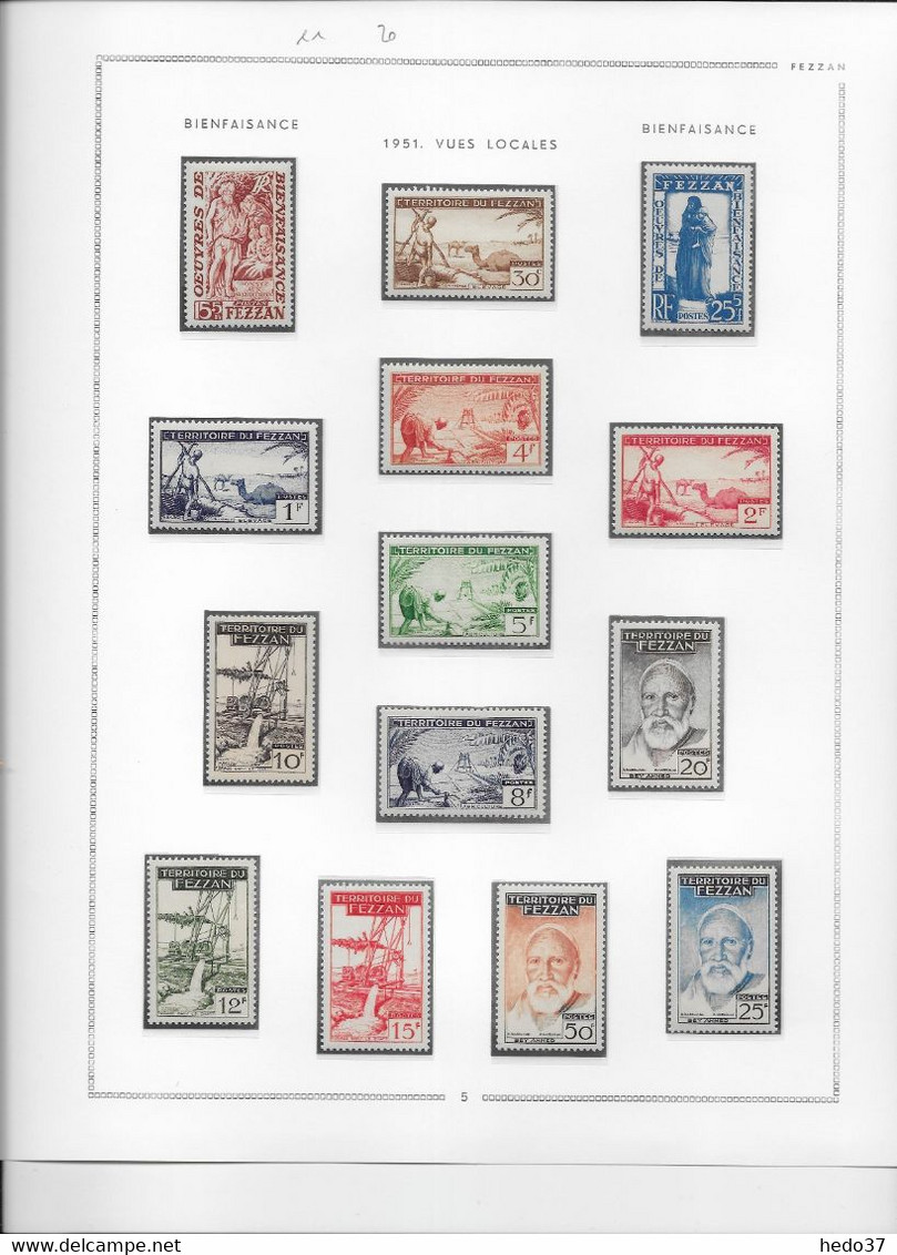 Fezzan - Collection Vendue Page Par Page - Timbres Neufs ** Sans Charnière - TB - Neufs