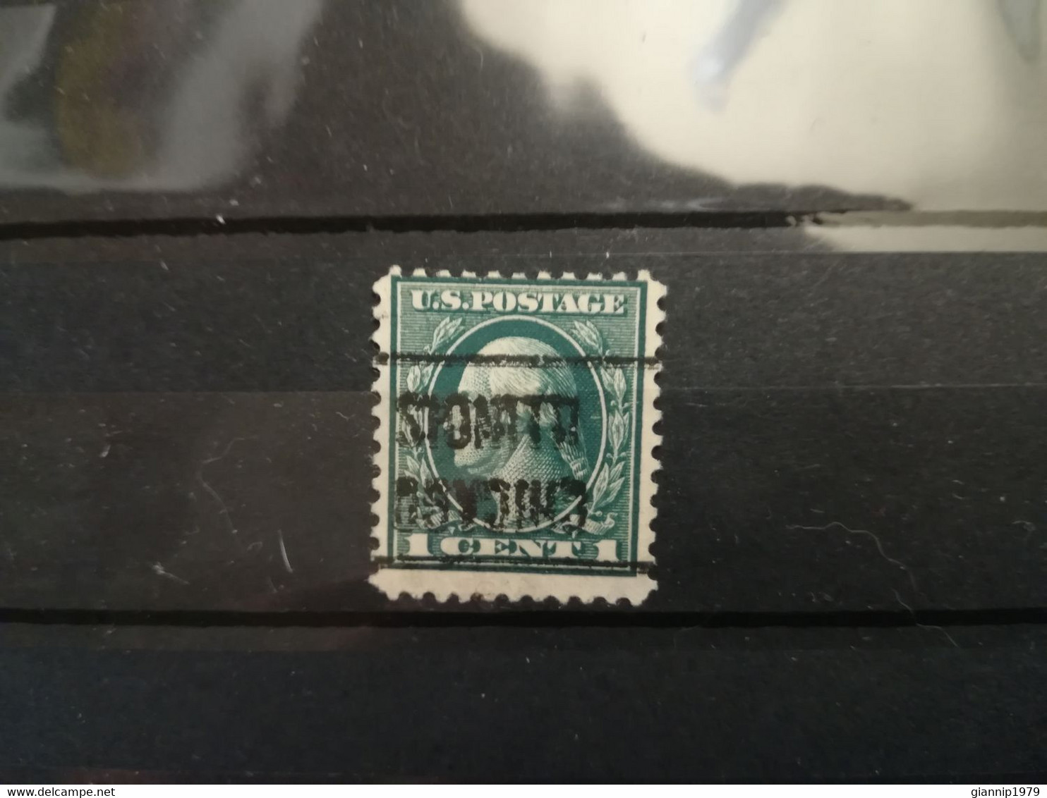 FRANCOBOLLI STAMPS U.S.A. UNITED STATES STATI UNITI 1912 USED SERIE GEORGE WASHINGTON OBLITERE' - Used Stamps