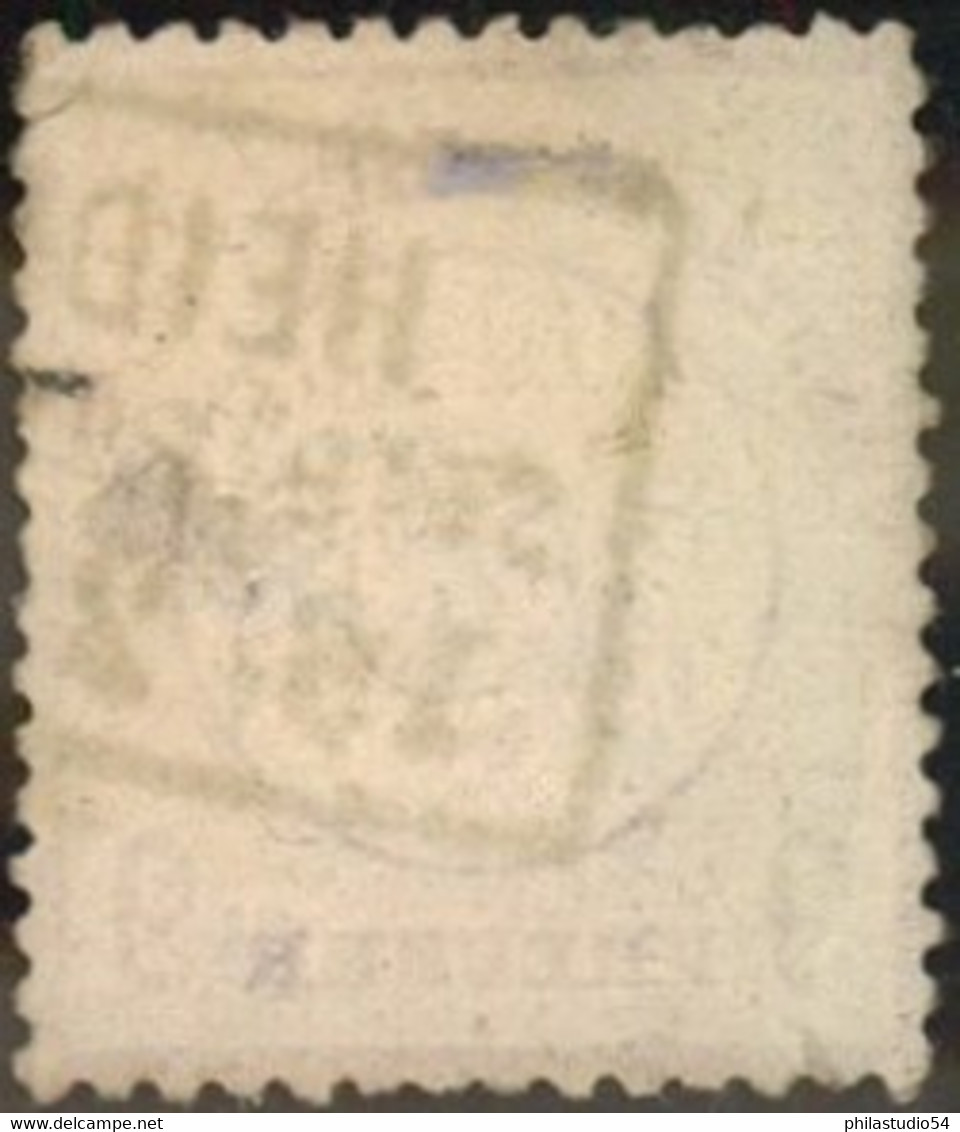 1872, 9 Kreuzer Mittelrotbraun (27 B), Gestempelt. Befund Jäschke-Lantelme BPP - Used Stamps