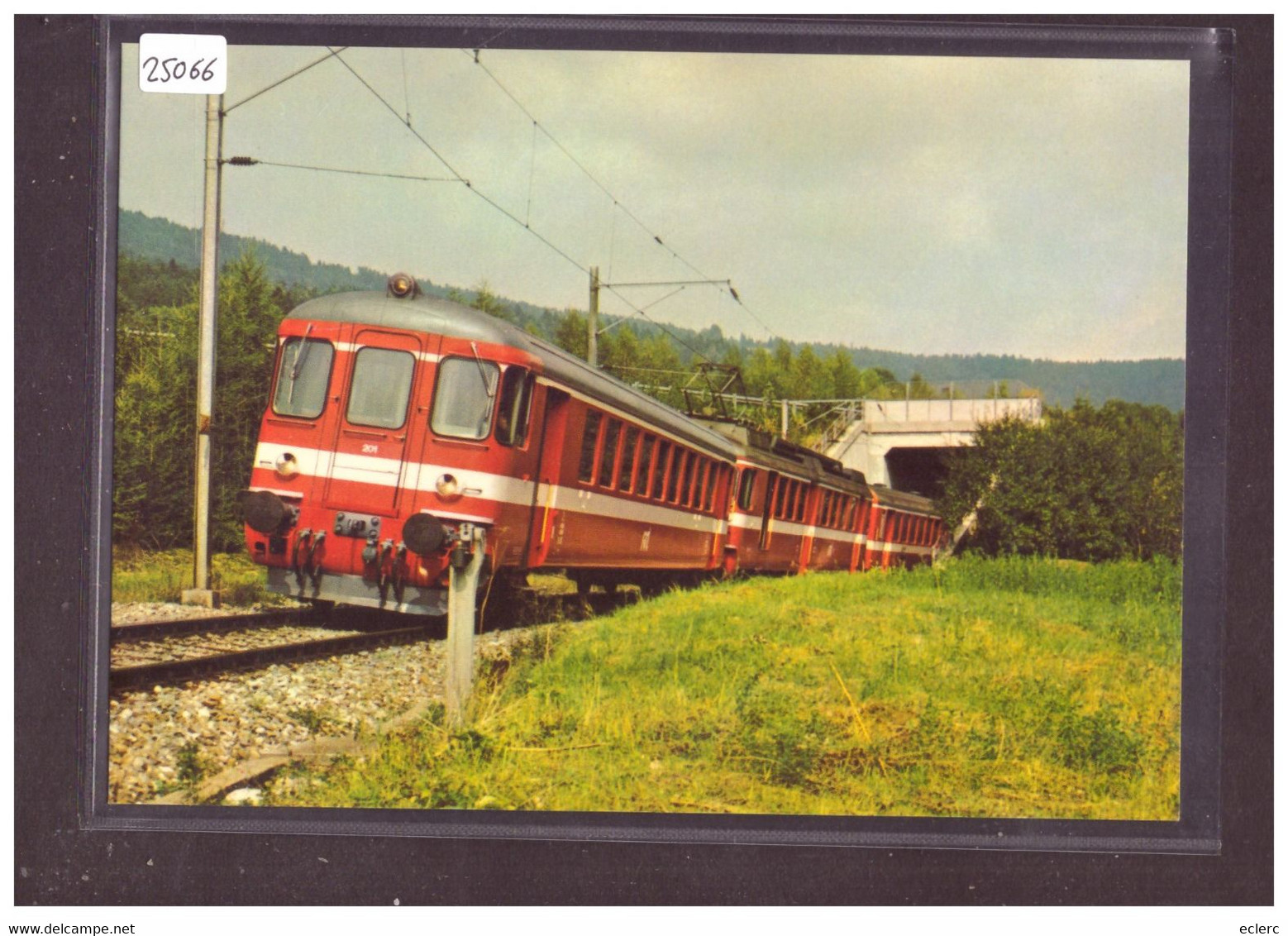 CARTE MODERNE - TRAIN - BAHN - CHEMIN DE FER RVT ( REGIONAL DU VAL DE TRAVERS  ) - TB - Avers