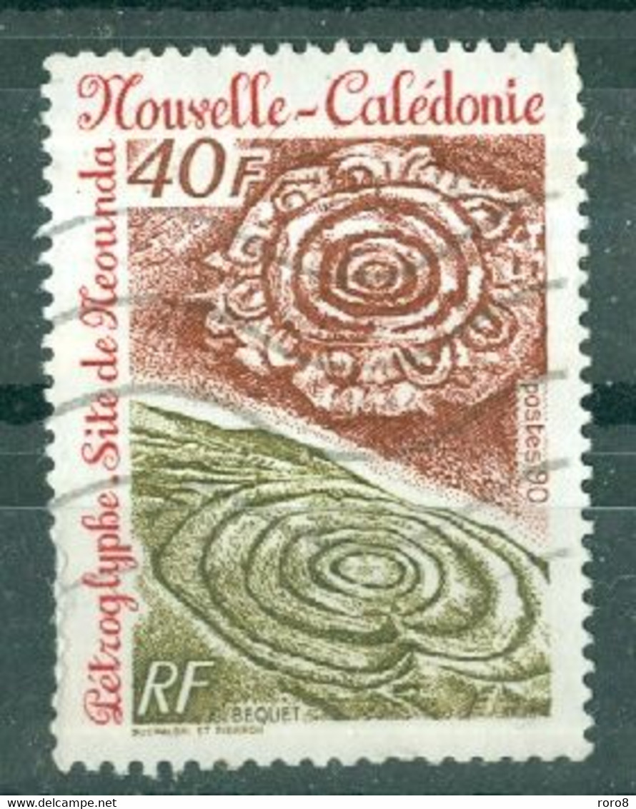 NOUVELLE-CALEDONIE - N° 597 Oblitéré - Pétroglyphes, Néo-calédoniens. Site De Neounda. - Gebruikt