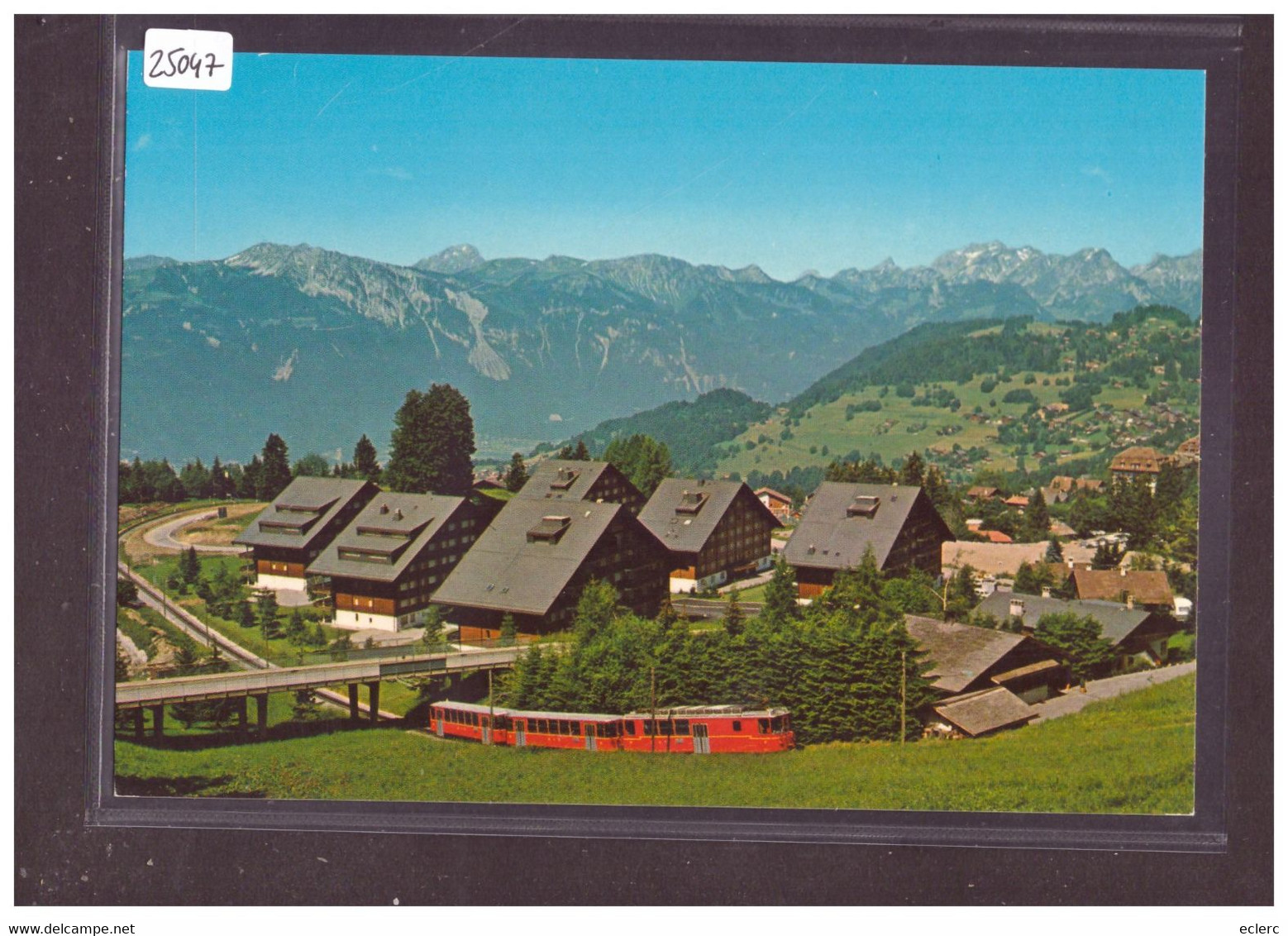 CARTE MODERNE - TRAIN - BAHN - CHEMIN DE FER BVB ( BEX VILLARS BRETAYE ) - TB - Villars-les-Moines