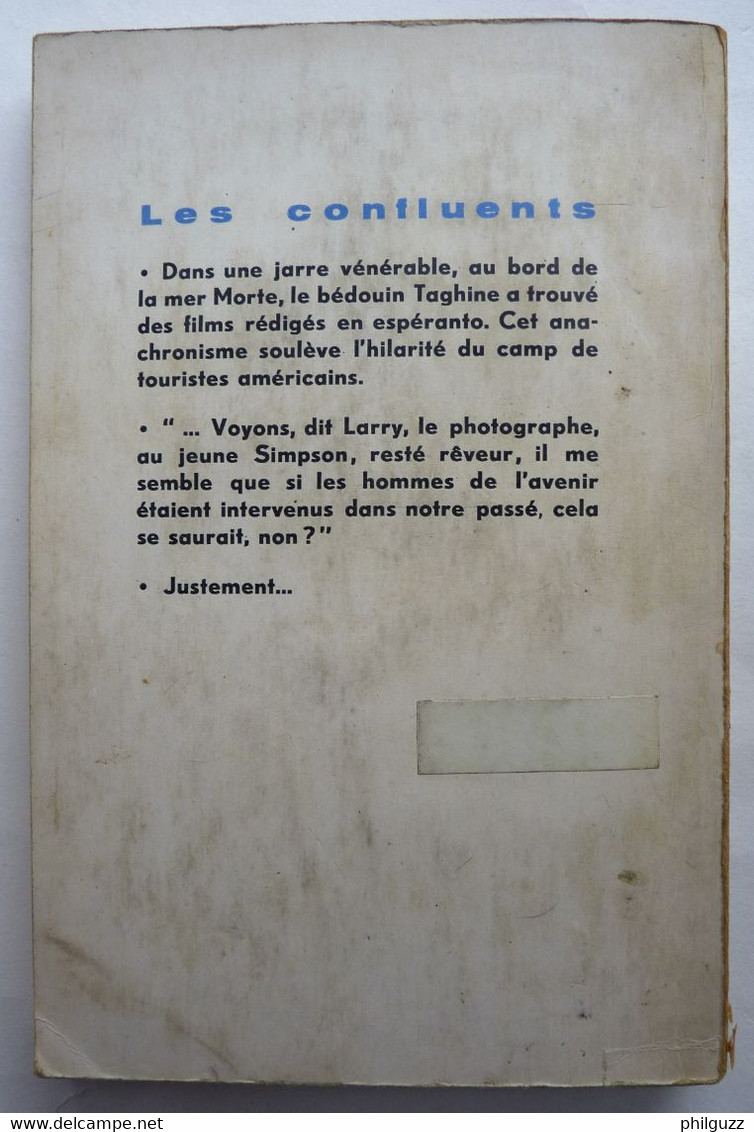 LIVRE SF DENOEL PRESENCE DU FUTUR 41 LES CONFLUENTS René SUSSAN 09-1960 - Présence Du Futur