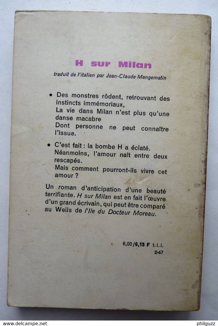 LIVRE SF DENOEL 97. H SUR MILAN E DE ROSSIGNOLI 01-1967 - Présence Du Futur