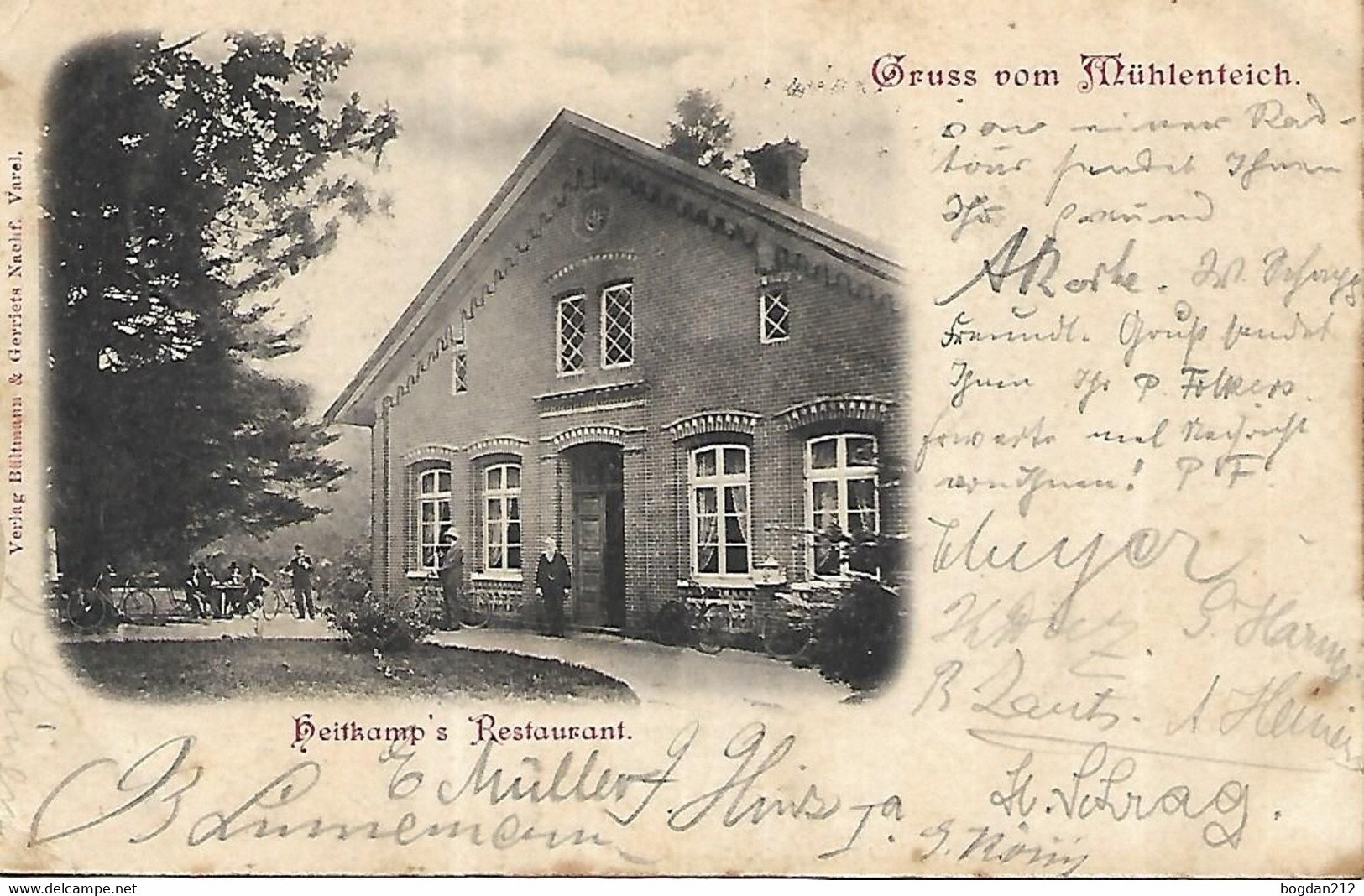 1901 - MUHLENTEICH   VAREL ,  Gute Zustand, 2 Scan - Varel