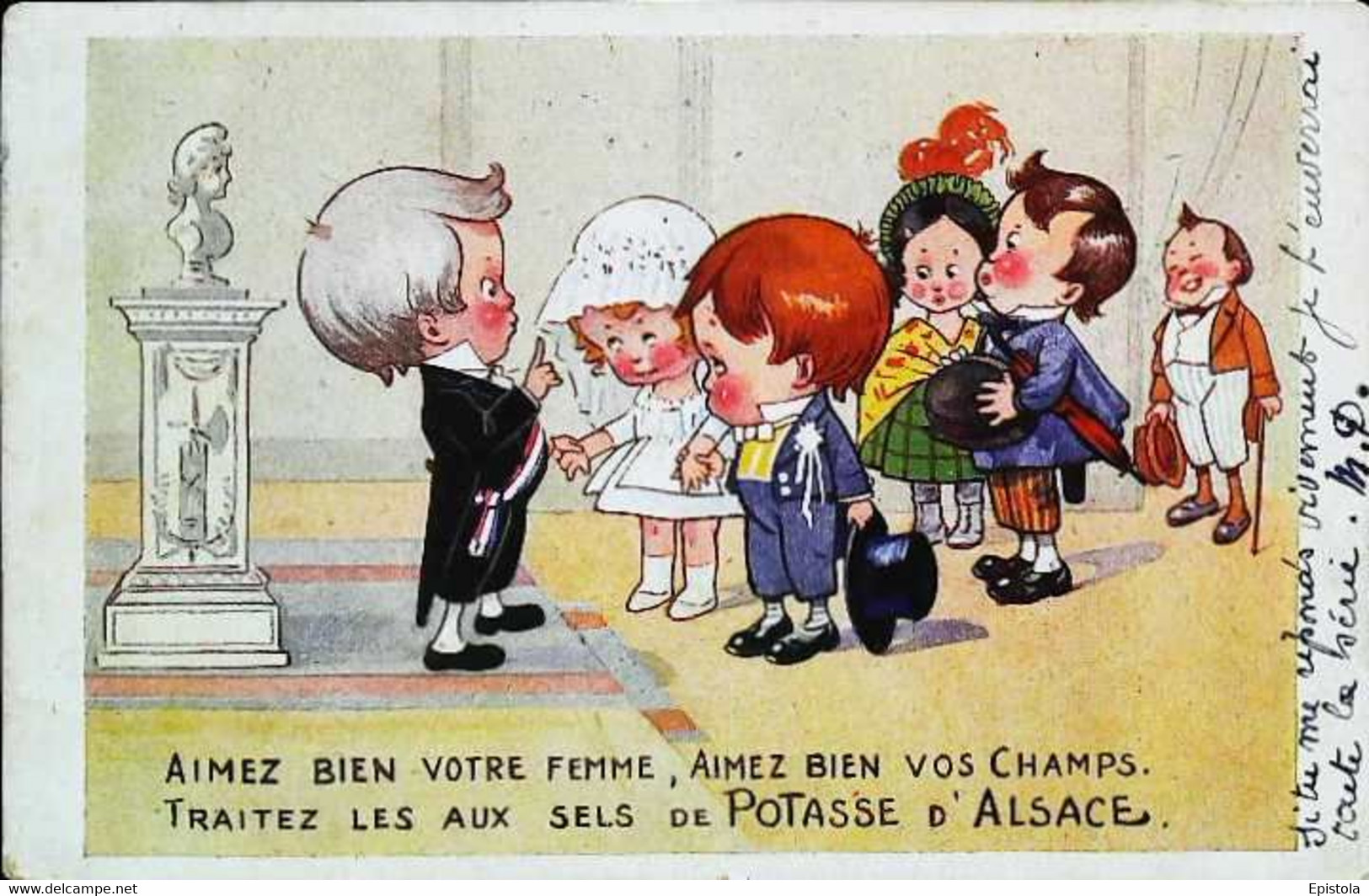► Timbre Belge  10 C Et 5 C  BRUXELLES 1923 BRUSSEL PAIRE CartePostale Mairie Mariage En France -   1922-26 (Albert I) - Réceptions