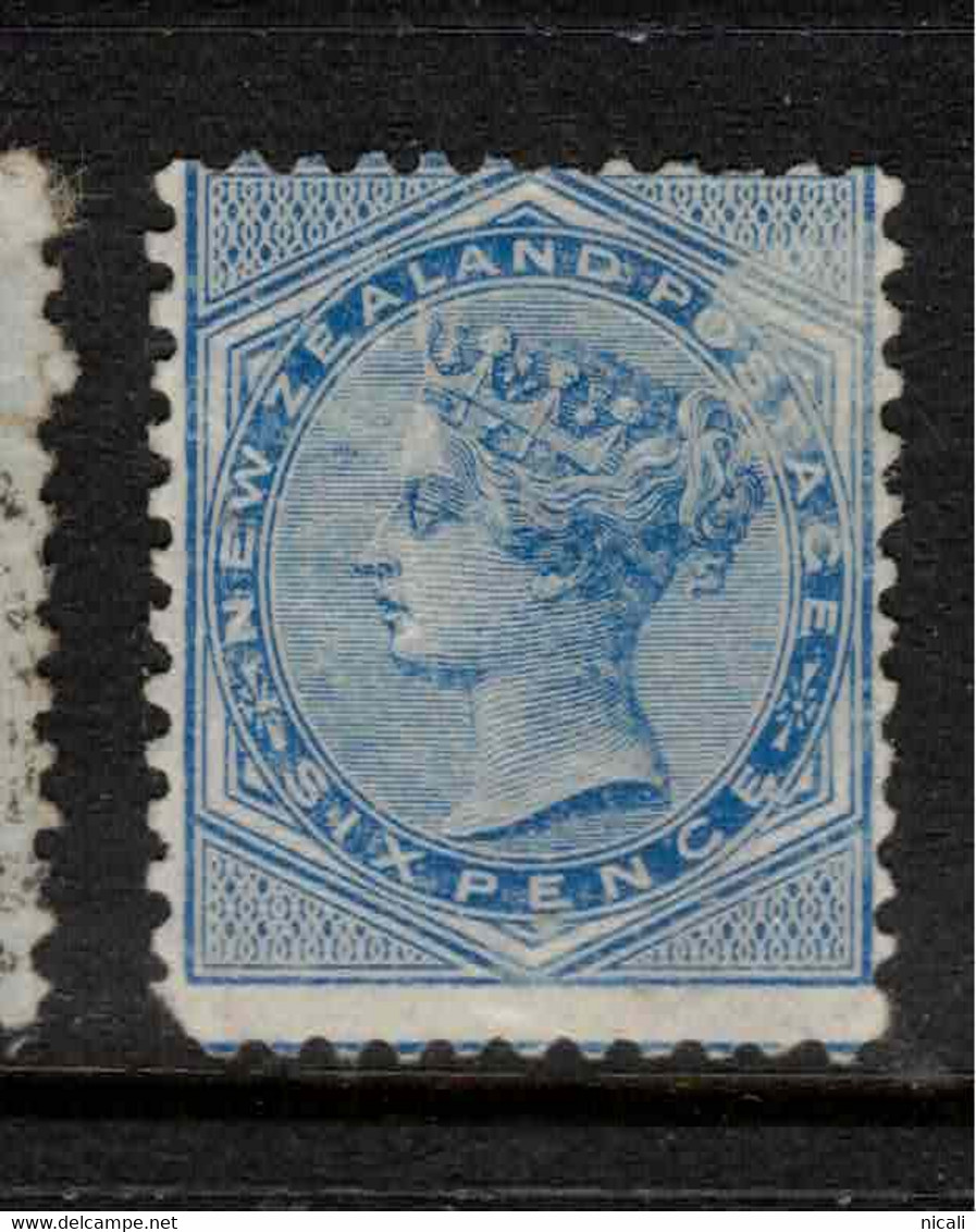 NZ 1874 6d Blue FSF P12x11.5 SG 183 HM #BJU41 - Neufs