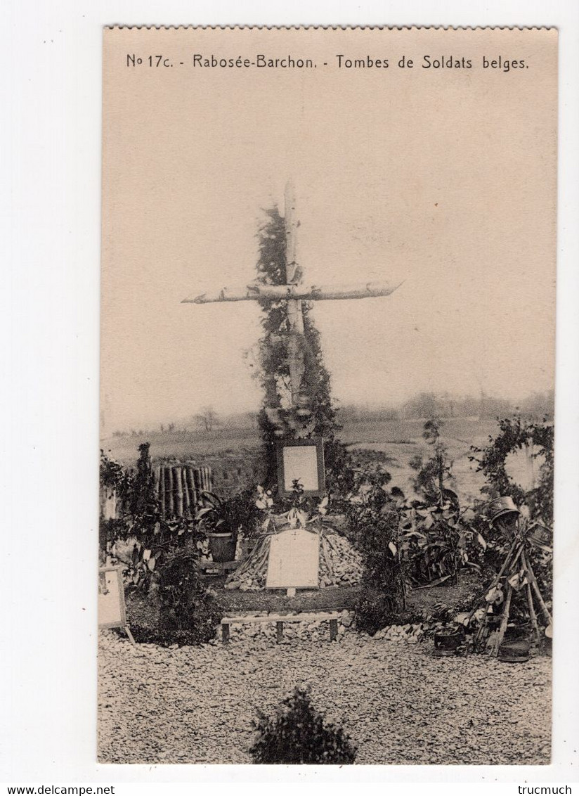 45 - RABOSéE - BARCHON  - Tombes De Soldats Belges - Blégny