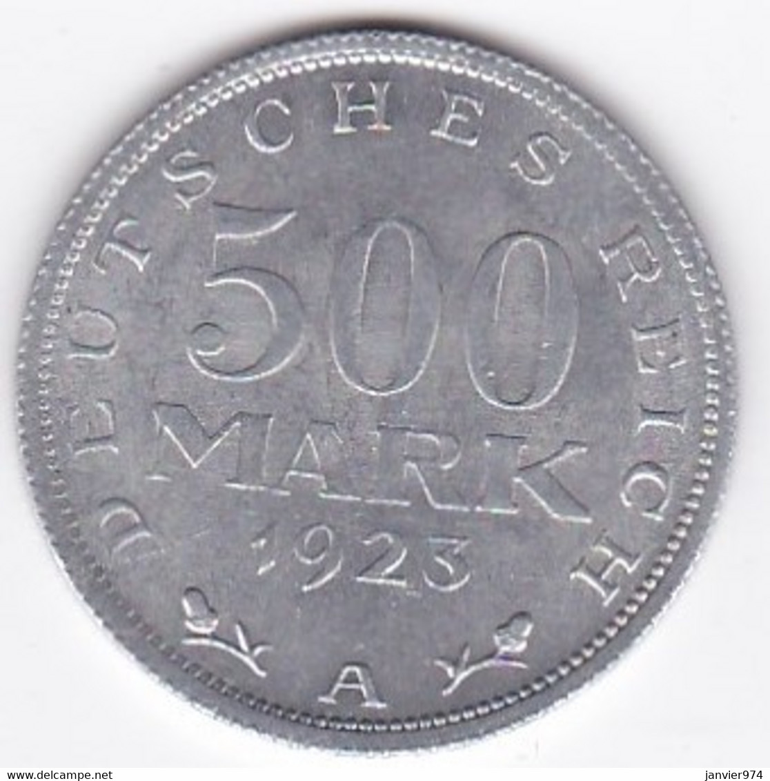 République De Weimar 500 Mark 1923 A Berlin , En Aluminium - 200 & 500 Mark