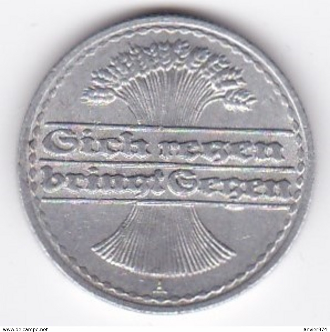 République De Weimar 50 Pfennig 1920 A Berlin  , En Aluminium - 50 Rentenpfennig & 50 Reichspfennig
