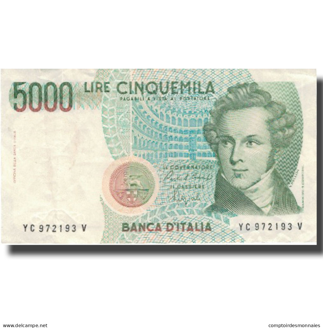 Billet, Italie, 5000 Lire, 1985, 1985-01-04, KM:111b, TTB+ - 5000 Lire