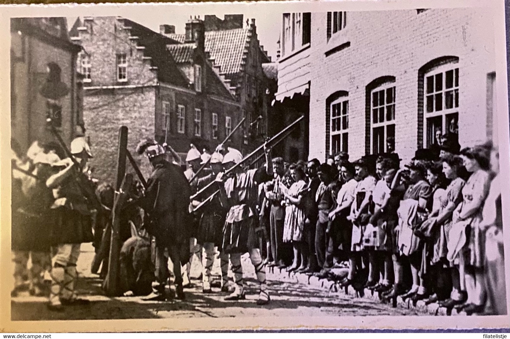 Postkaart Veurne Boeteprocessie De Val Van Christus - Veurne