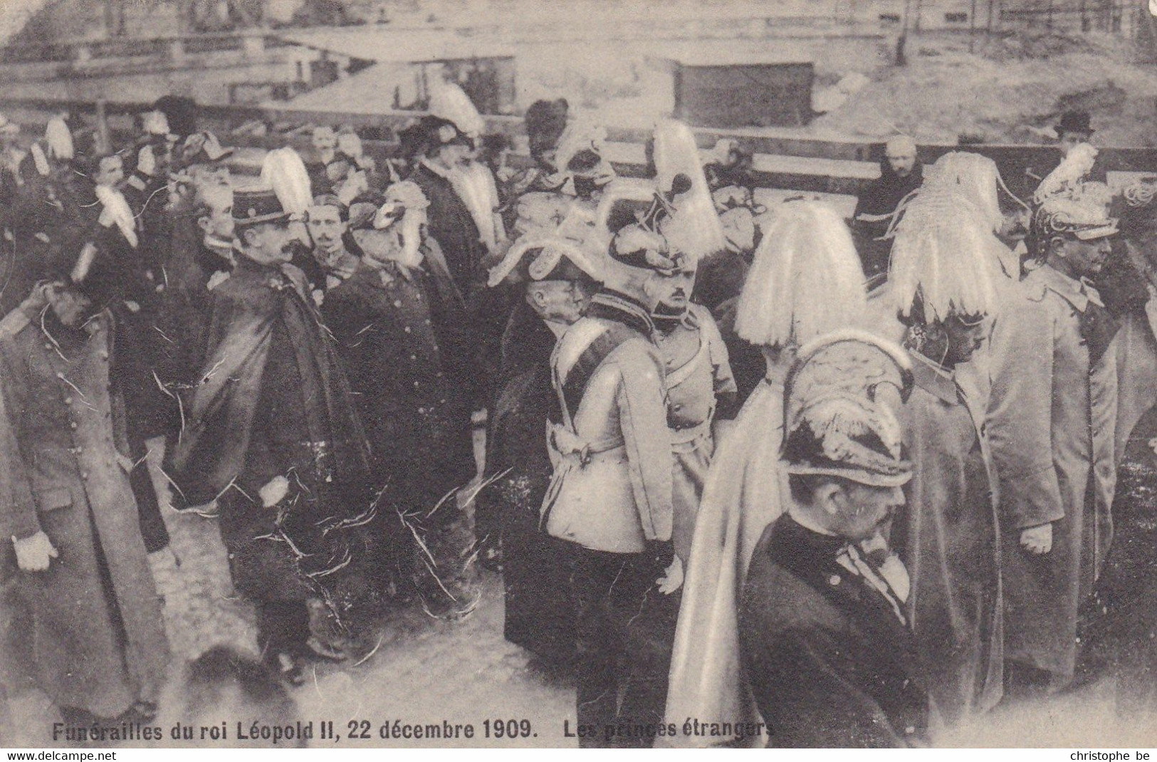 Bruxelles, Funérailles Du Roi Léopold II, 22 Décembre 1909 (pk77506) - Feesten En Evenementen