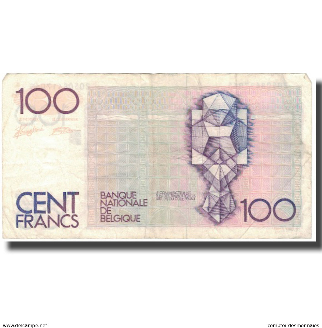 Billet, Belgique, 100 Francs, 1982, KM:142a, TB+ - 100 Francs