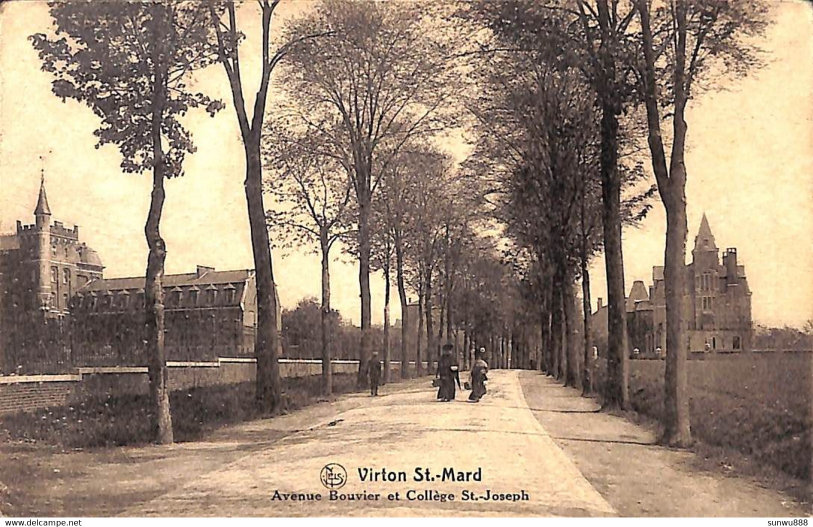 Virton St-Mard - Avenue Bouvier Et Collège St Joseph (animée ) (prix Fixe) - Virton