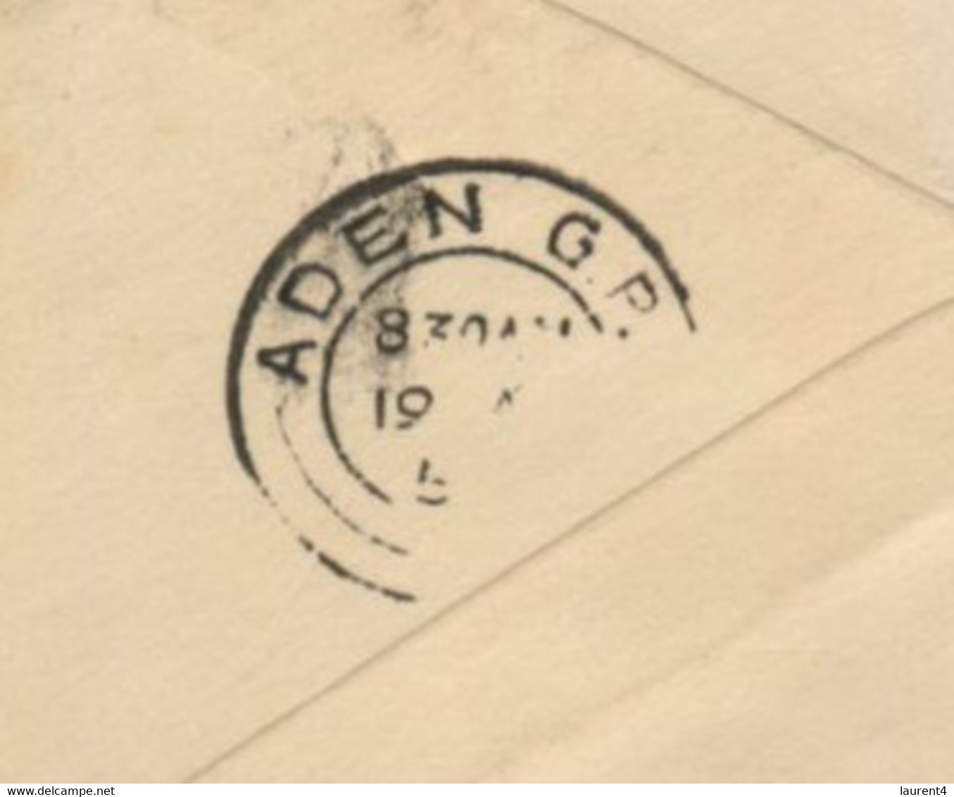 (II {ii} 9) (ep) Australia Cover - Posted At Sea Postmark - Taxed (cross Off) - To Sydney - Aden P/m Back Of Cover - Variétés Et Curiosités