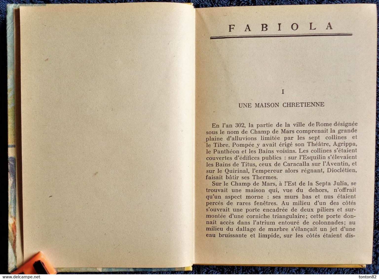 Cardinal Wiseman - FABIOLA - Librairie Hachette  - ( 1949 ) . - Hachette