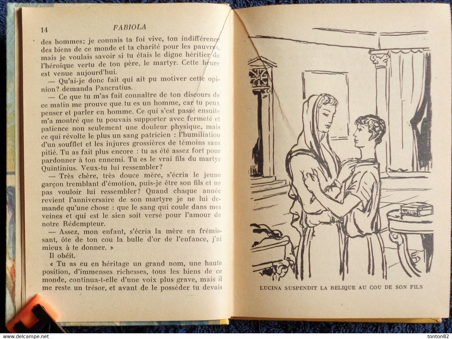 Cardinal Wiseman - FABIOLA - Librairie Hachette  - ( 1949 ) .