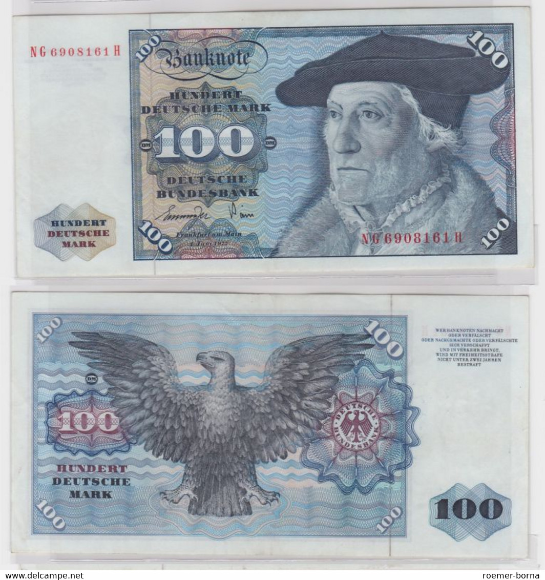 T146752 Banknote 100 DM Deutsche Mark Ro 278a Schein 1.Juni 1977 KN NG 6908161 H - 100 DM