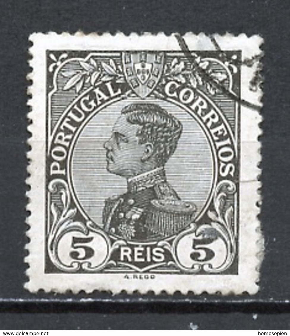 Portugal 1910 Y&T N°155 - Michel N°155 (o) - 5r Emmanuel II - Oblitérés