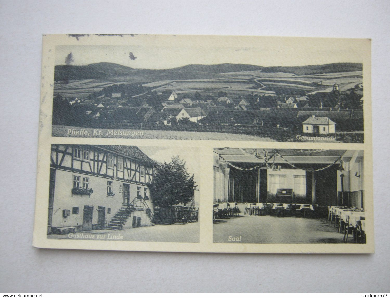 Melsungen,  Gasthof  ,  Schöne   Karte   ,               2 Abbildungen - Melsungen