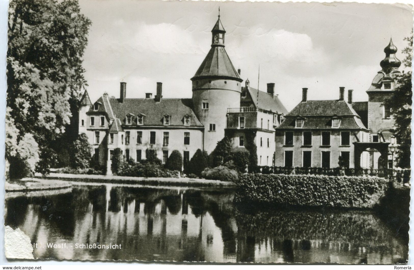 Allemagne - Rhénanie Du Nord - Westphalie - Anholt Château - Dentelée - Amincie En Bas Et á Gauche - écrite - Borken