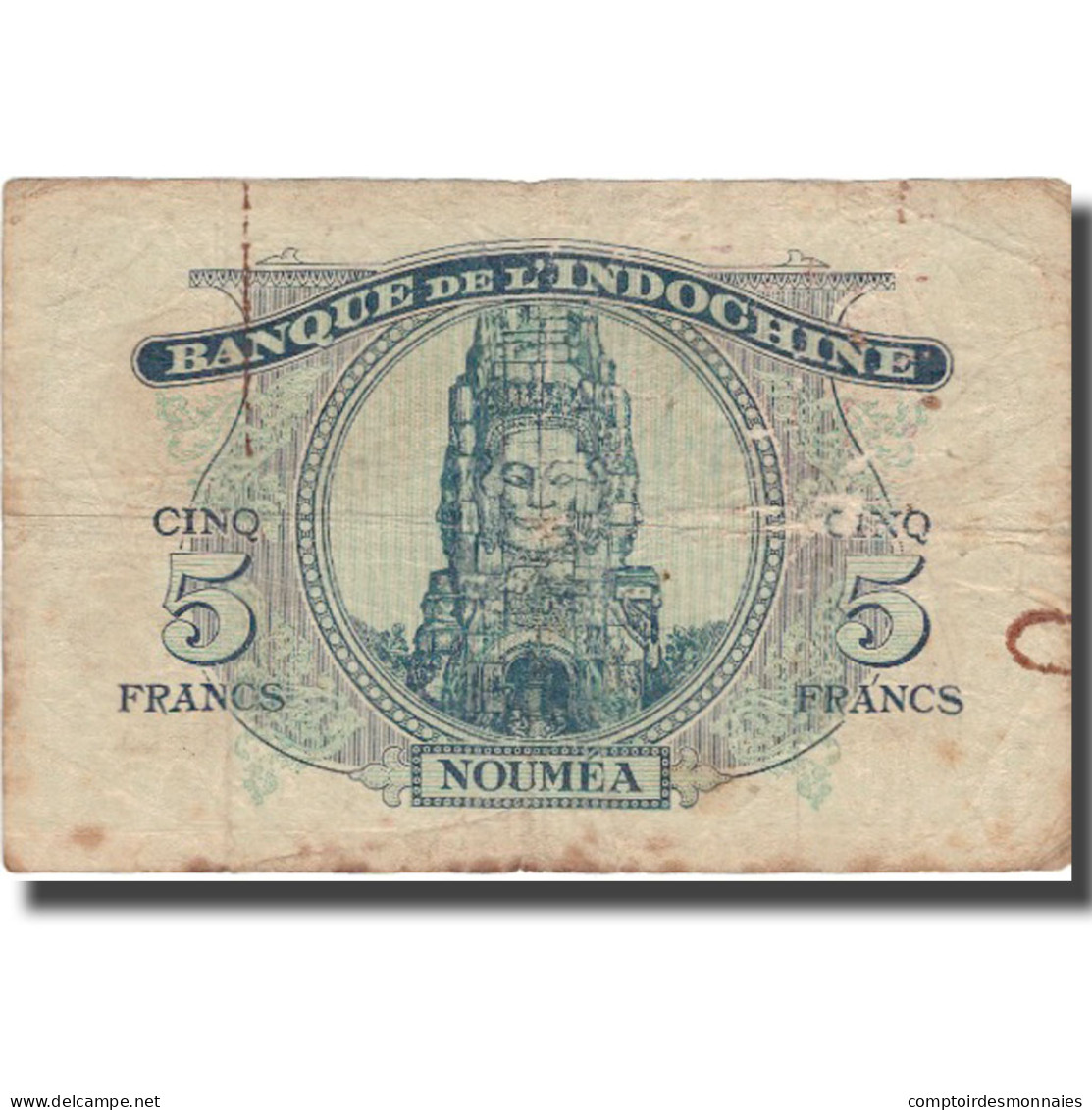 Billet, New Hebrides, 5 Francs, KM:5, TB - Nouvelle-Calédonie 1873-1985