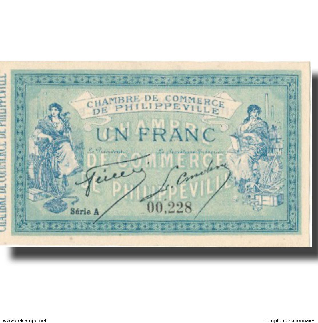 Billet, Algeria, 1 Franc, Chambre De Commerce, 1914, 1914-11-10, SUP+ - Algérie