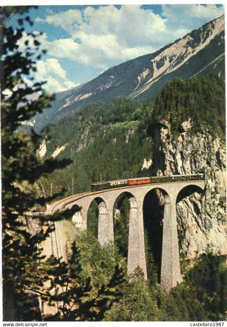 Landwasser - Viadukt Der Rhät. Bahn Bei Filisur - Filisur