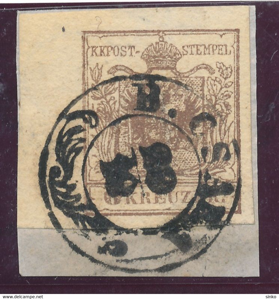 1850. Typography 6kr Stamp, B.CSABA - ...-1867 Prephilately