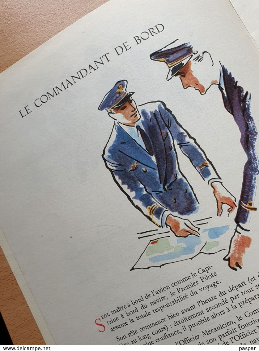 Brochure Air France - L'équipage - 1948 - Werbung