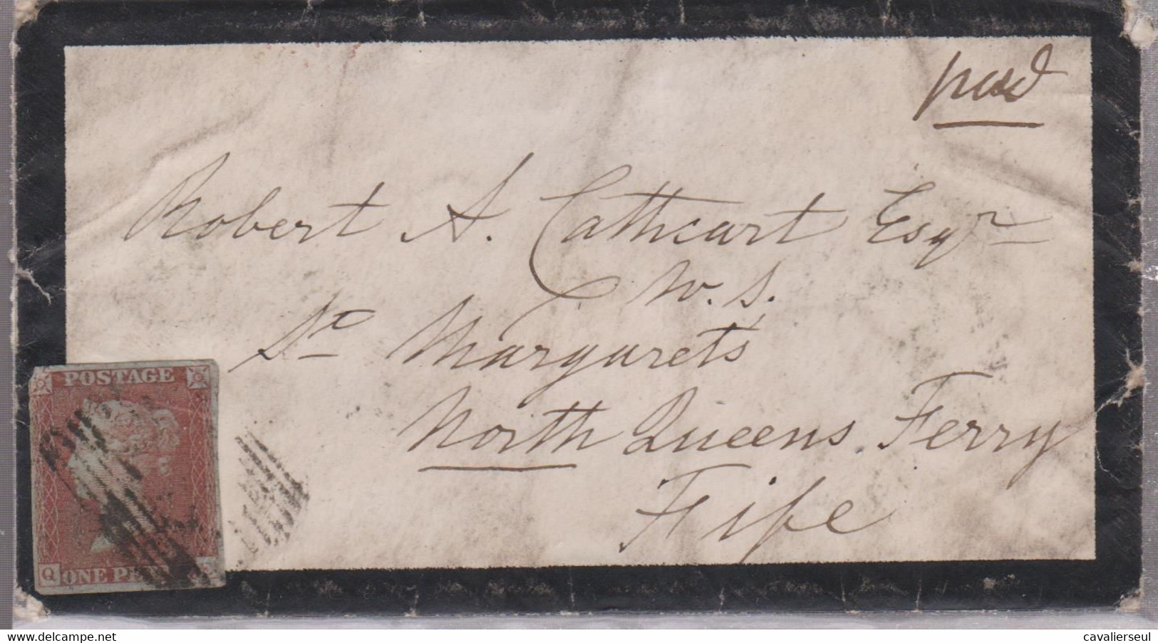 LSC - ONE PENNY R. / 3 J N 1854 - Lettres & Documents