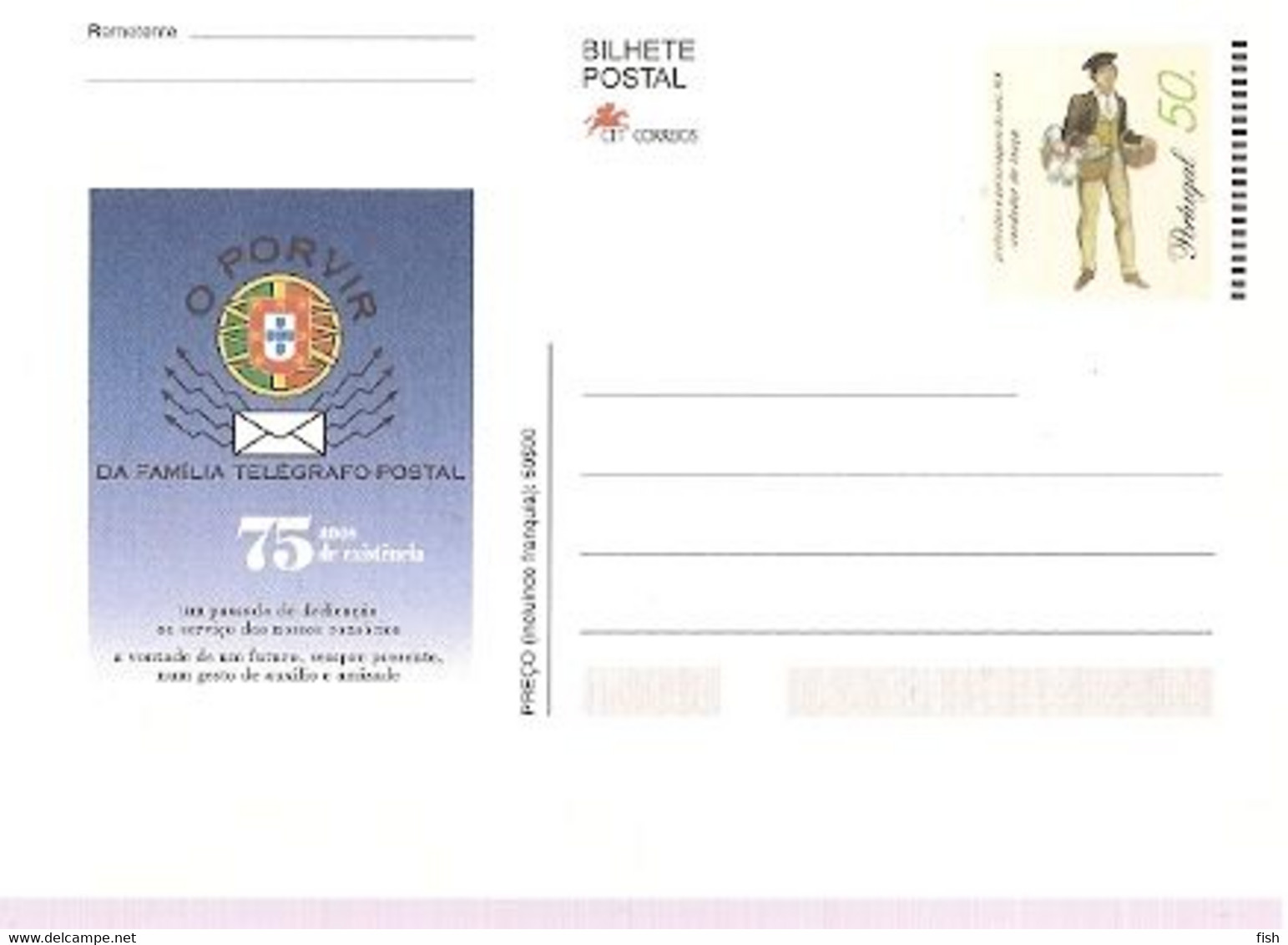 Portugal  ** & Postal Stationery, 75 Years Of The Postal Telegraph 1998 (8688) - Poste & Facteurs