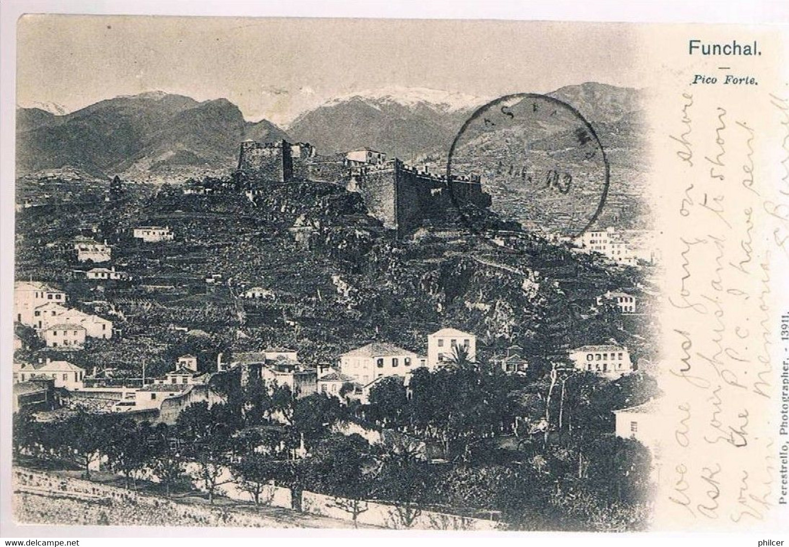 Funchal, 1903, Para Santa Cruz Tenerife - Funchal