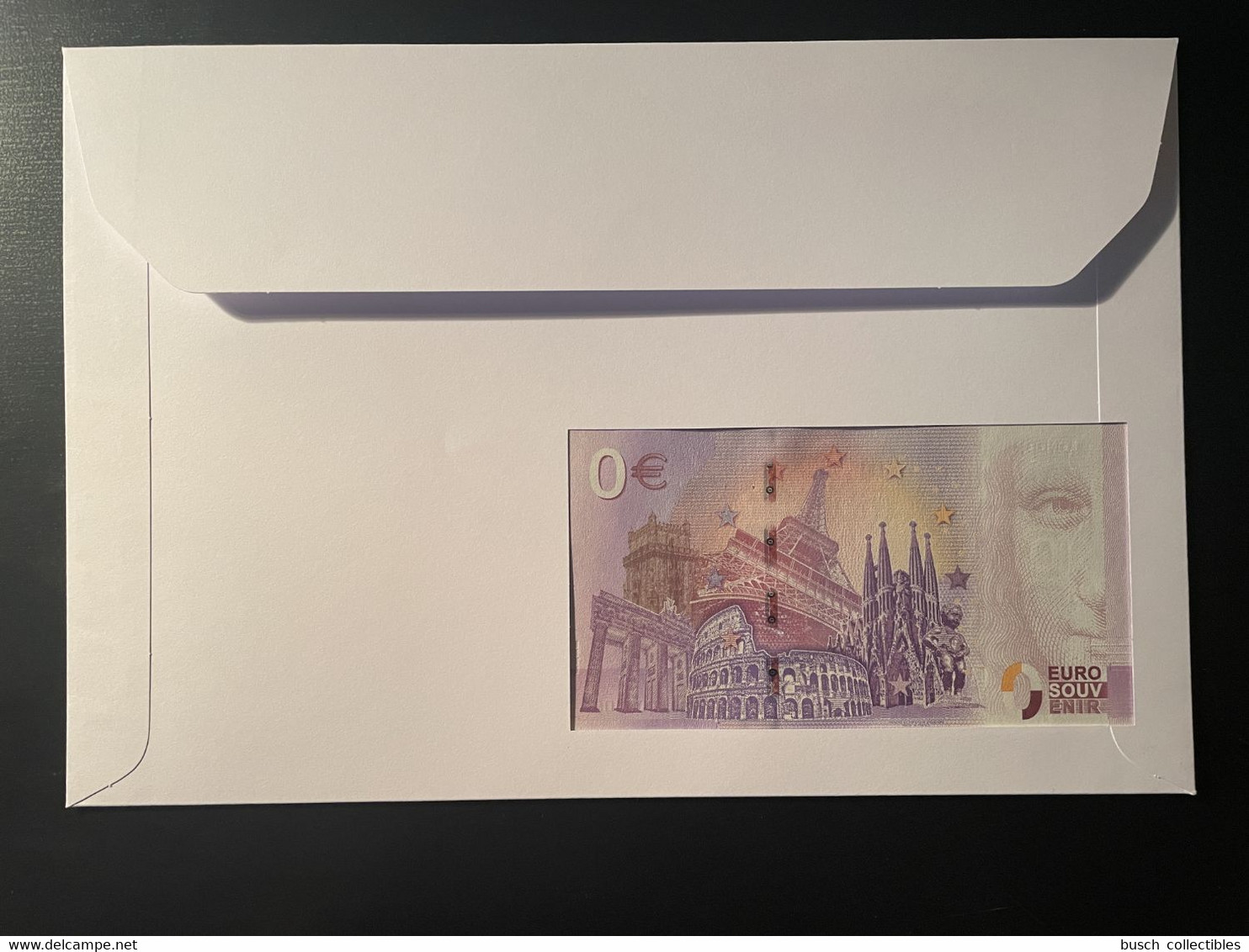 Euro Souvenir Banknote Cover Brexit United Kingdome Central Africa European Union Banknotenbrief - Other & Unclassified