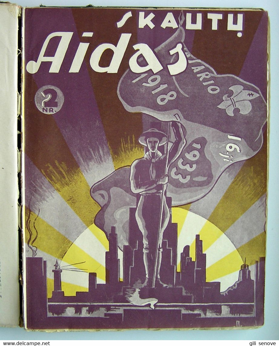 Lithuanian Magazine / Skautu Aidas 1933 Complete - Revistas & Periódicos