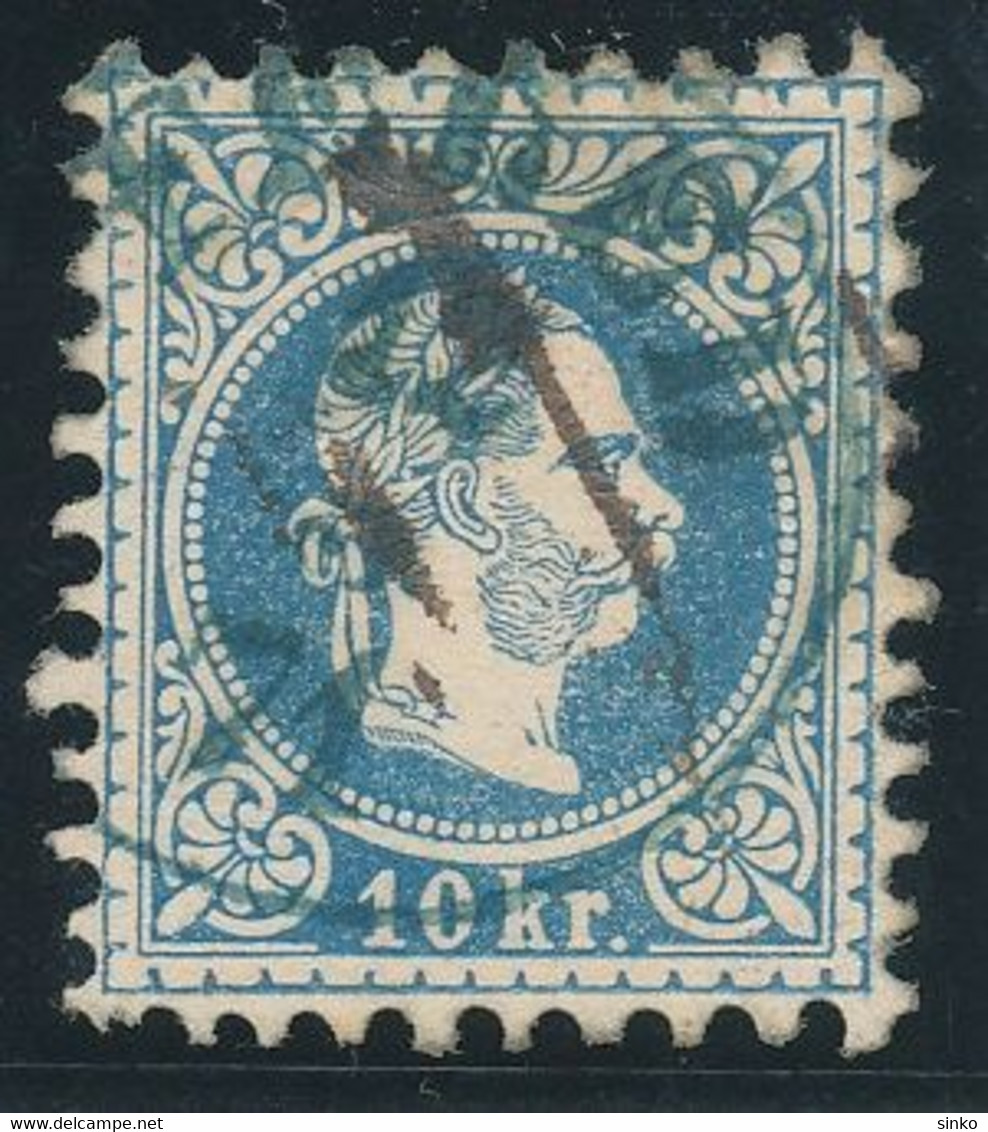 1867. Typography 10kr Stamp, FELED - ...-1867 Prephilately