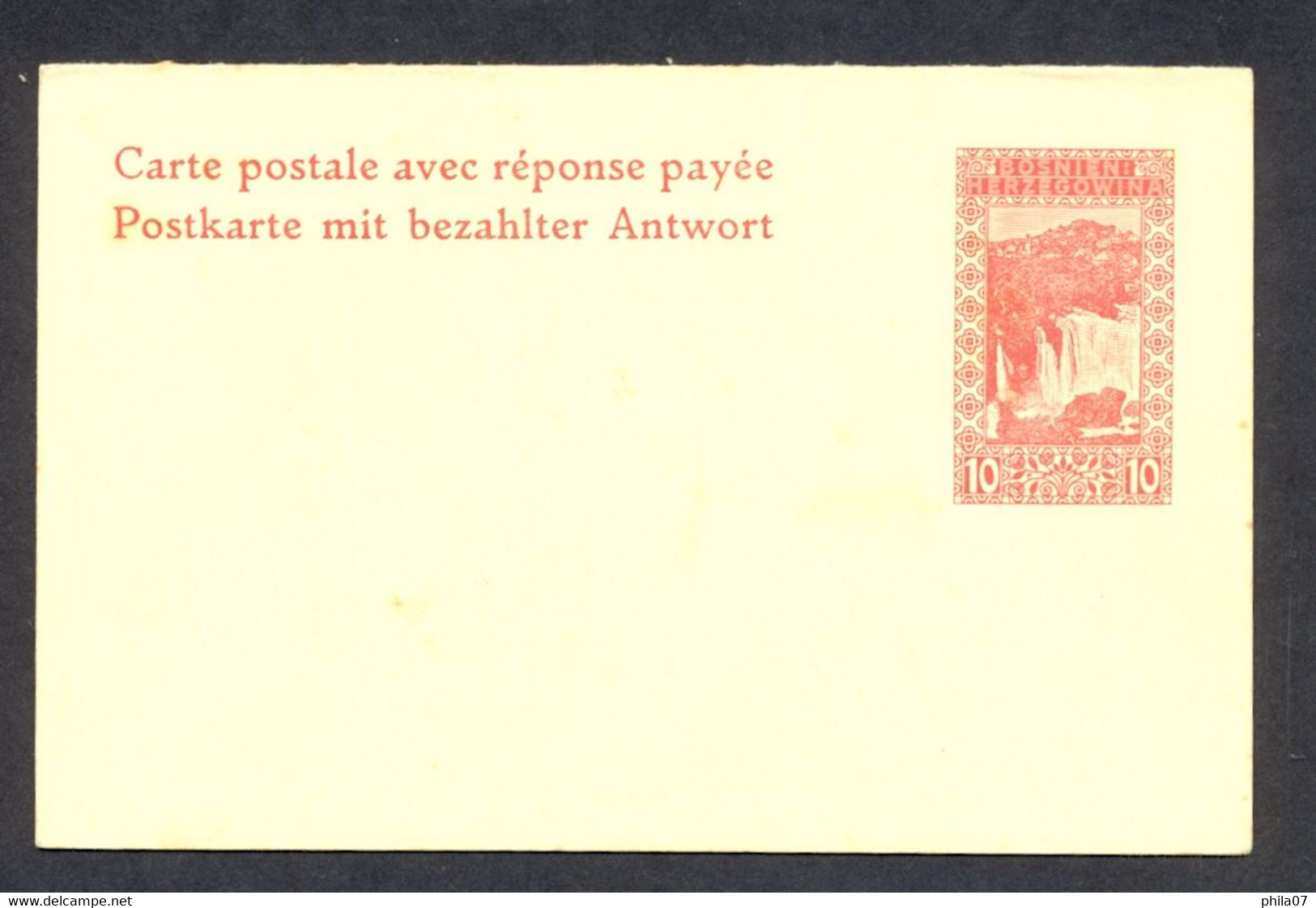 BOSNIA AND HERZEGOVINA - Stationery With Paid Response. Good Condition. - Bosnia And Herzegovina