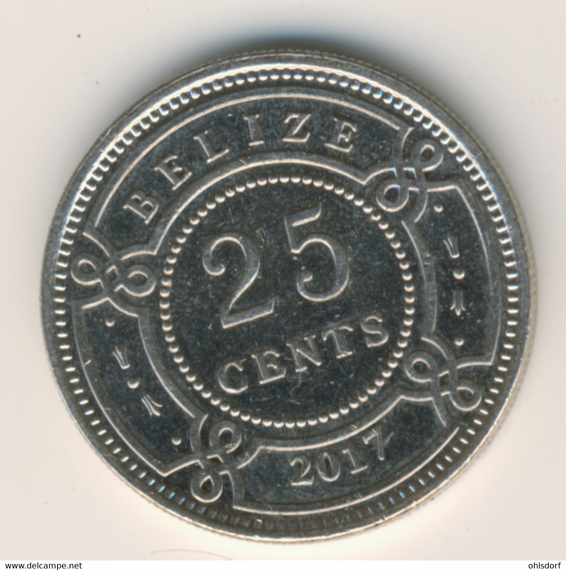 BELIZE 2017: 25 Cents, KM 36 - Belize