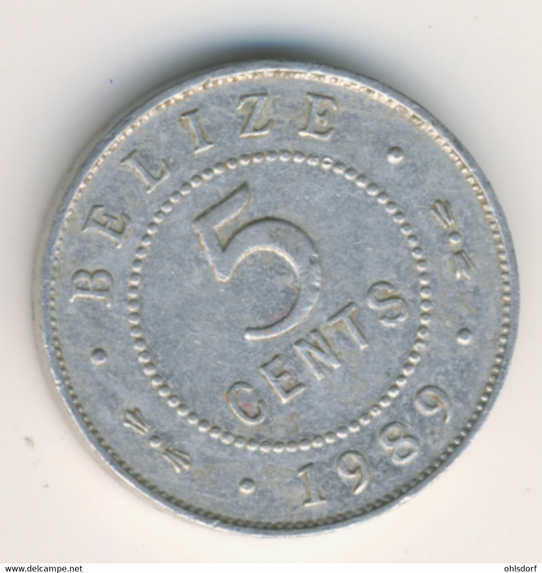 BELIZE 1989: 5 Cents, KM 34a - Belize