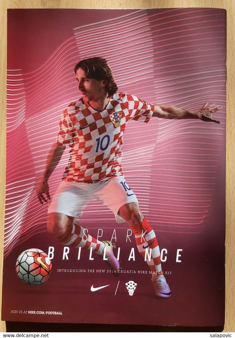 Match Program, HRVATSKA - MOLDOVA - KOPRIVNICA, 27.05.2016. FRIENDLY MATCHES, FOOTBALL CROATIA VS. SAN MARINO - Livres