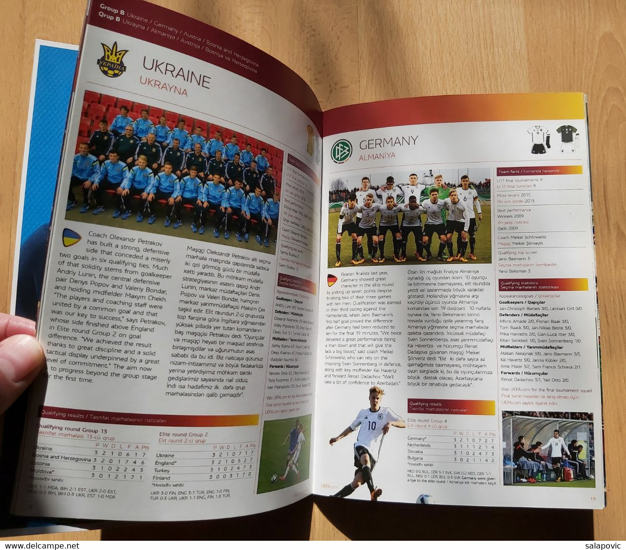 PROGRAM UEFA European Under-17 Championship In Azerbaijan, Football - Libros