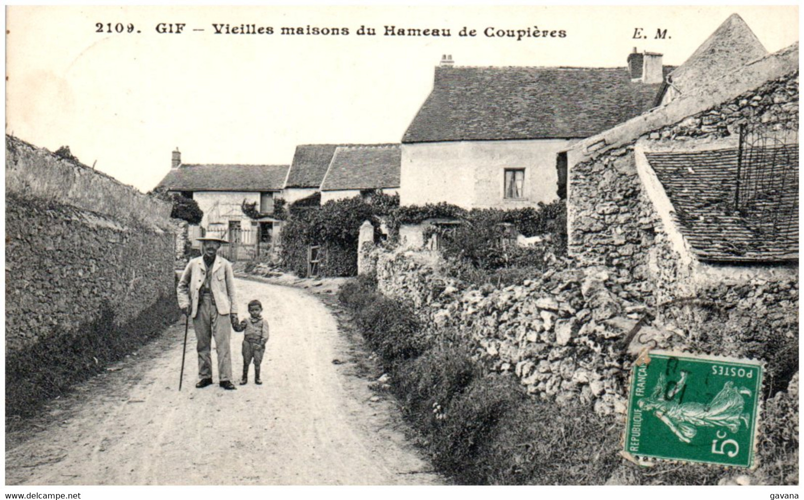 91 GIF - Vieilles Maisons Du Hameau De Coupières - Gif Sur Yvette