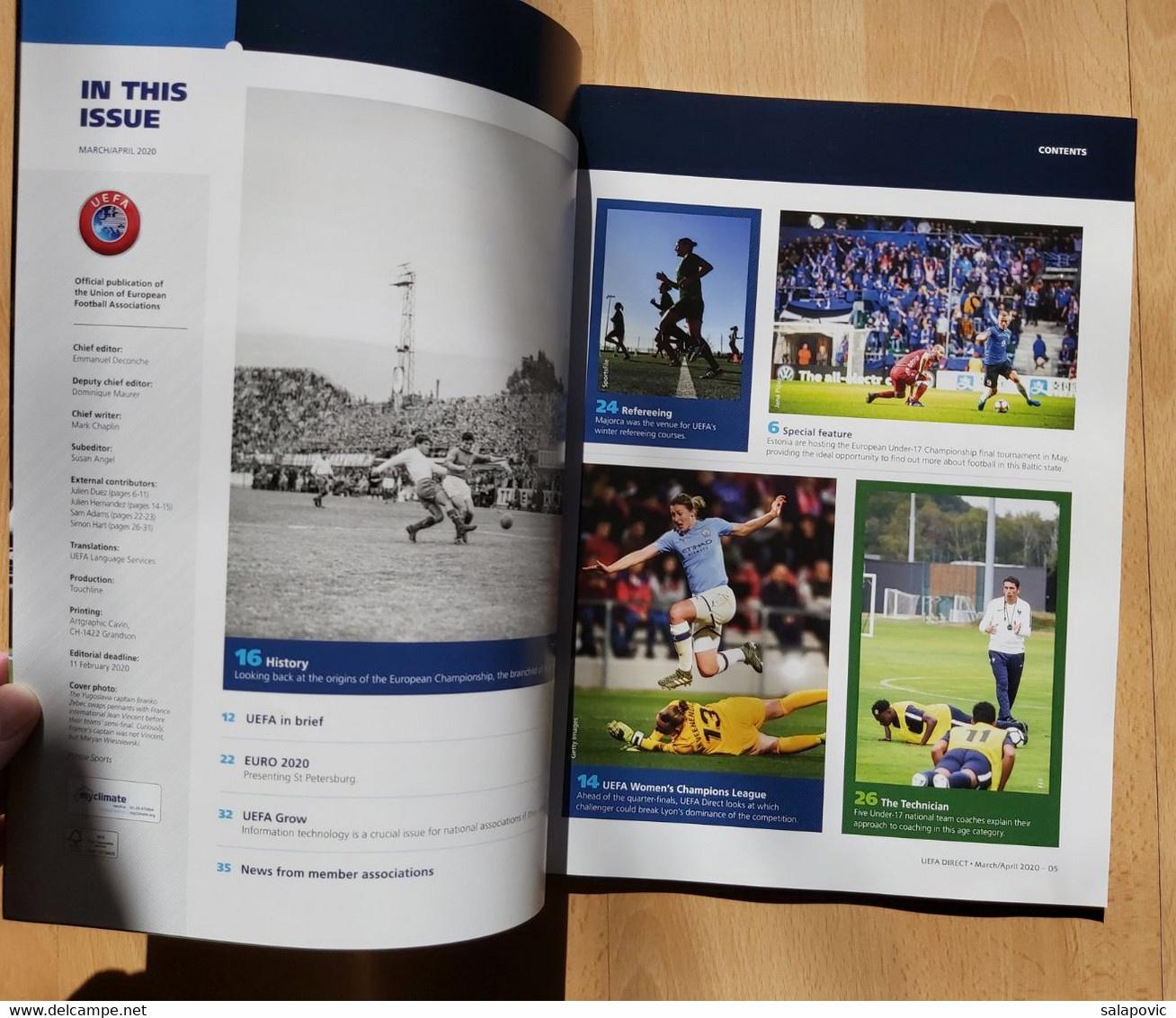 UEFA DIRECT NR.189 MARCH/APRIL 2020, MAGAZINE - Libri