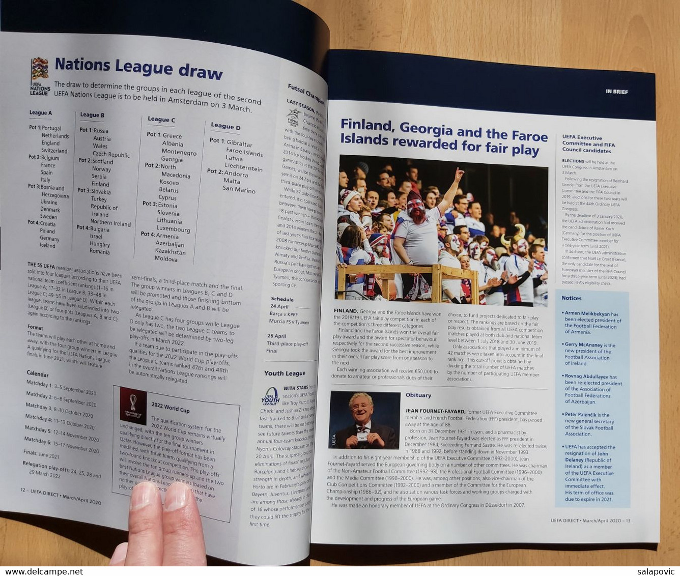 UEFA DIRECT NR.189 MARCH/APRIL 2020, MAGAZINE - Libri