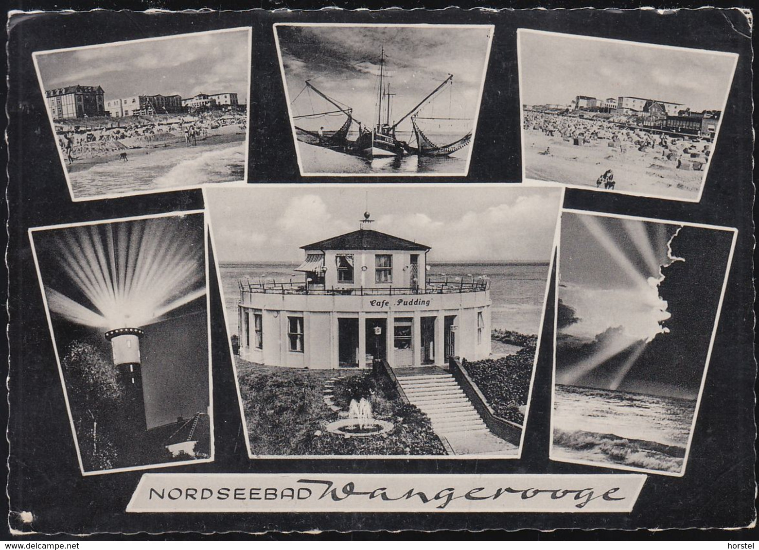 D-26486 Wangerooge - Alte Ansichten - Cafe Pudding ( 60er Jahre) - Nice Stamp - Wangerooge