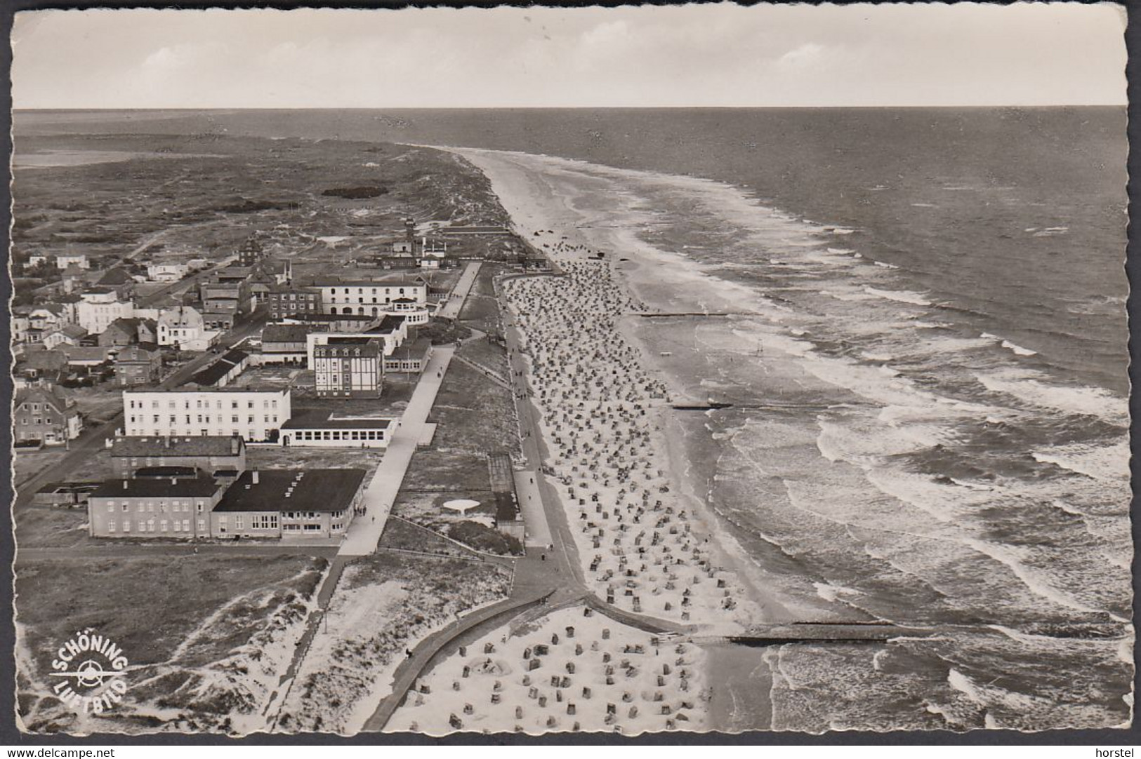 D-26486 Wangerooge - Nordseebad - Luftbild Um 1959 - Aerial View - Wangerooge